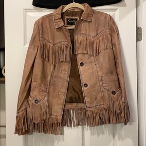 Sculls Women’s Real Leather Jackets w/ Fringes
